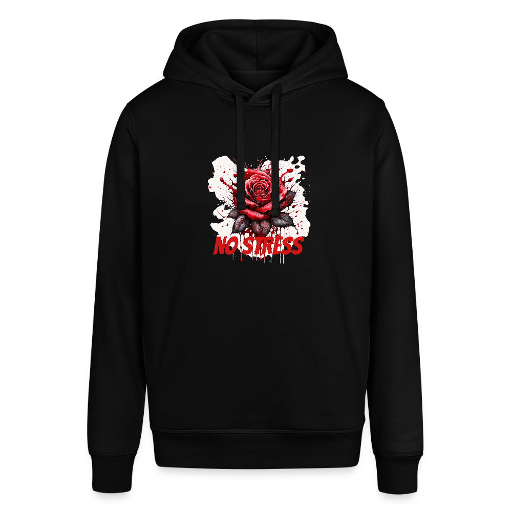 Unisex Organic Idyo Hoodie "No stress" - black