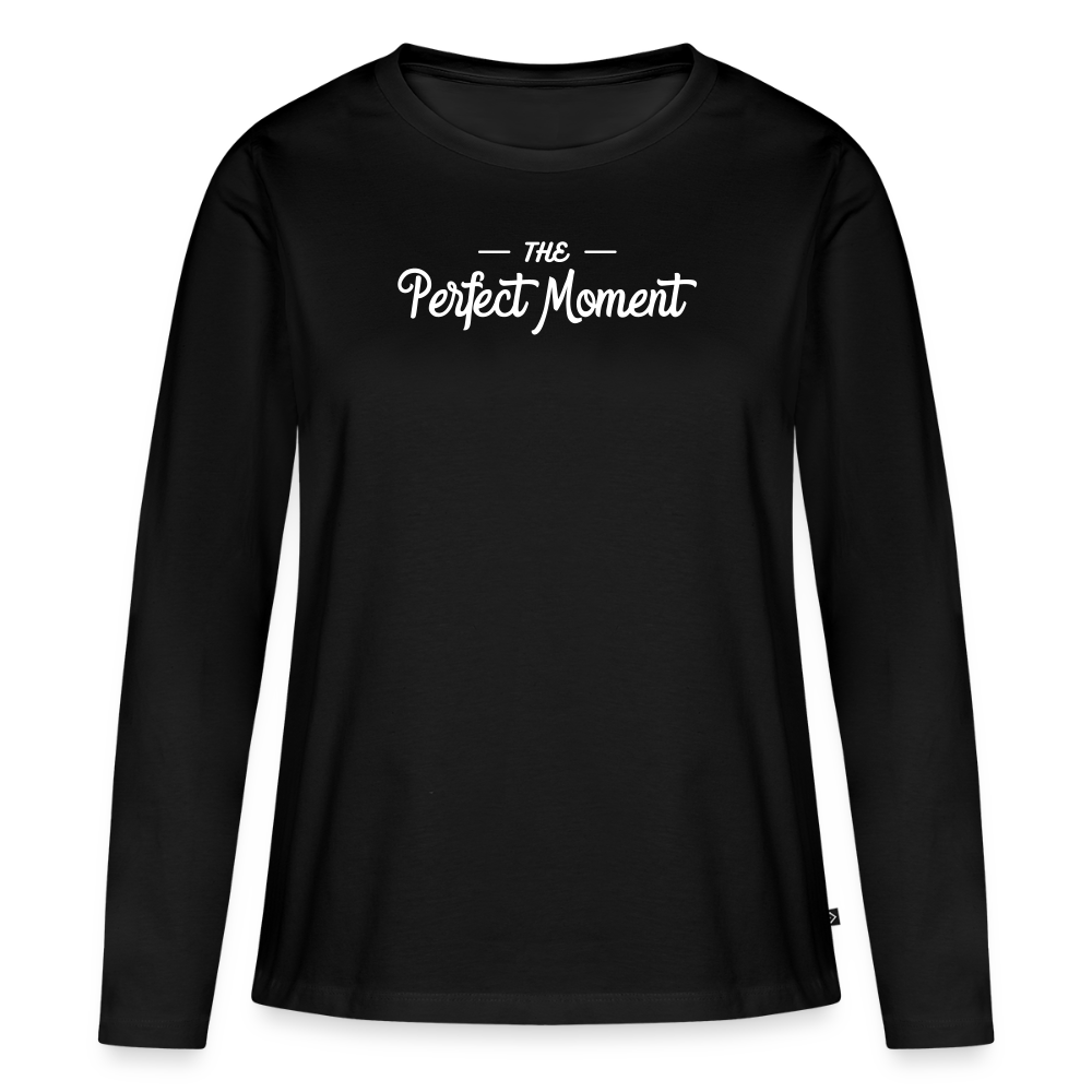 Women's Idyo Longsleeve Shirt "Perfect moment" - black