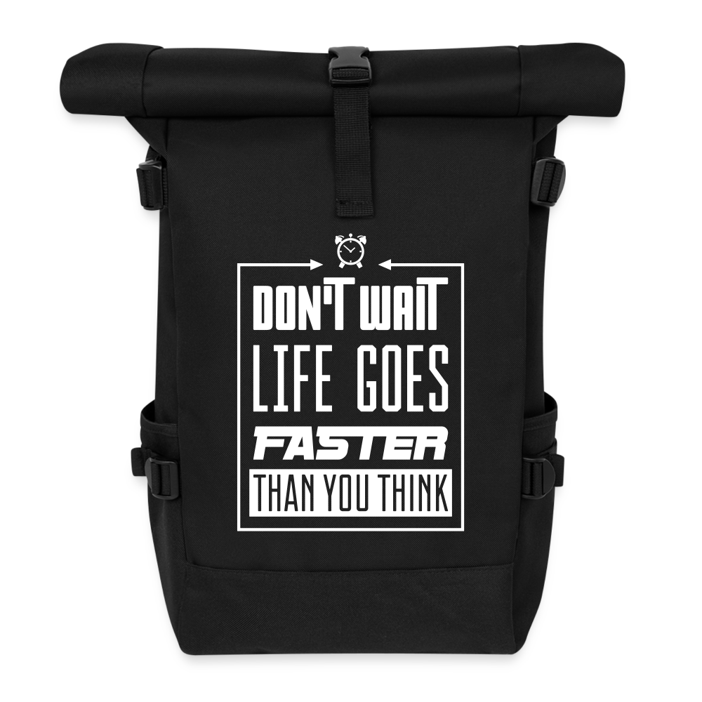 Roll Top Idyo Backpack - black