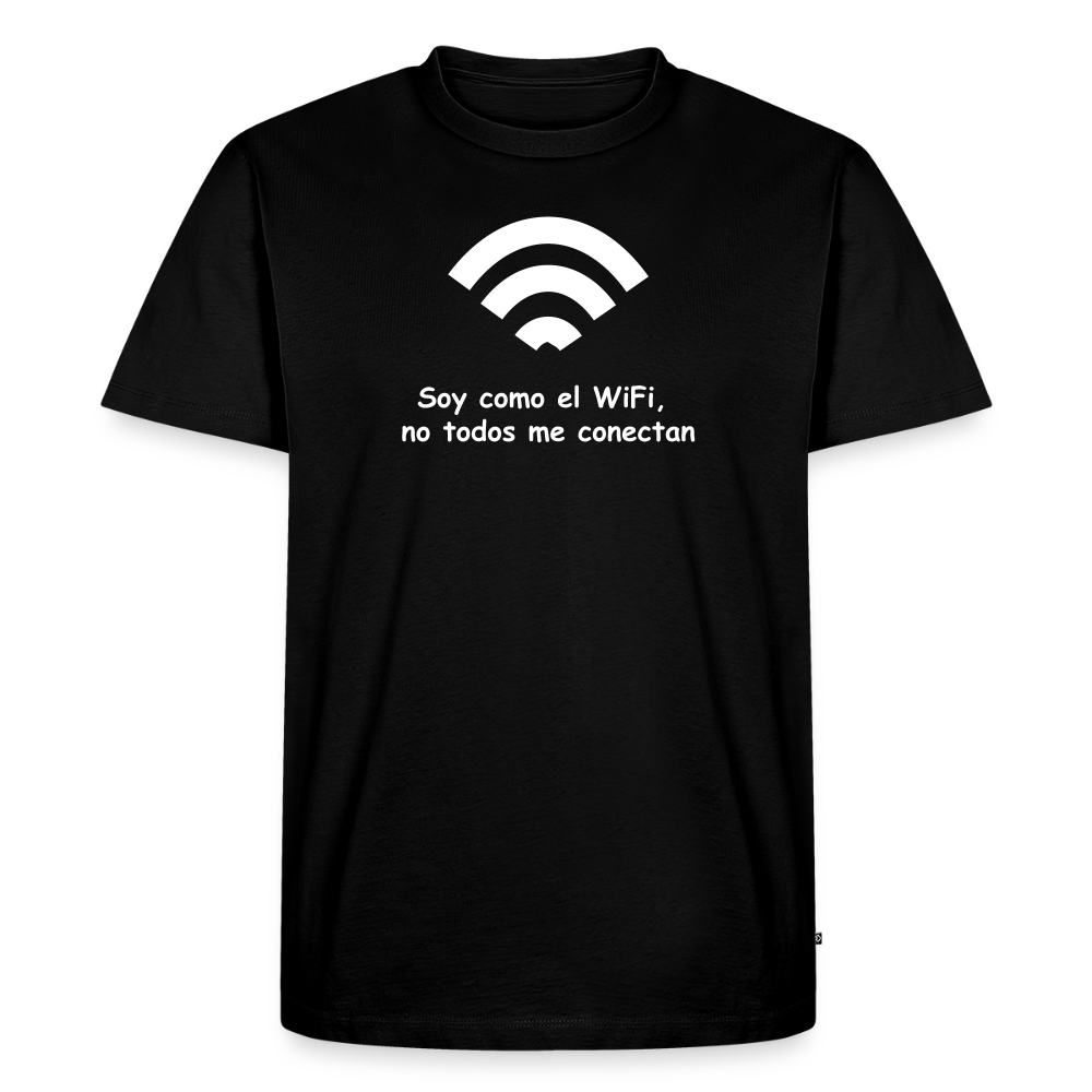 Men’s Idyo T-Shirt "Soy como el WiFi, no todos me conectan" - black