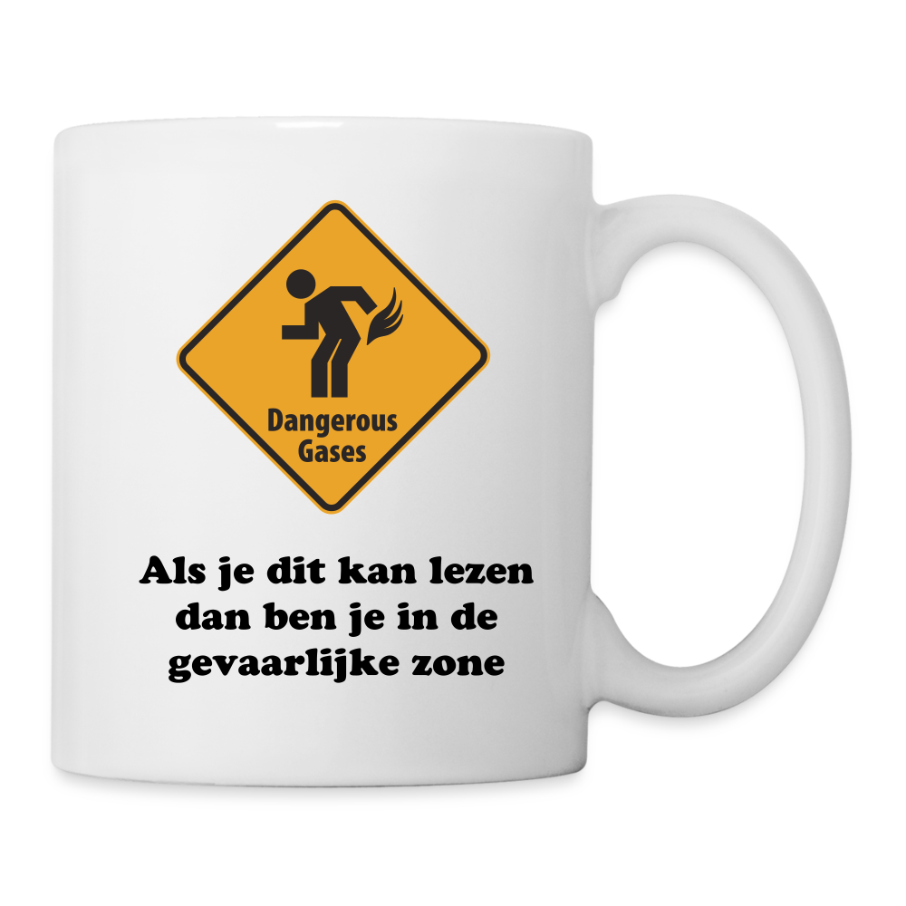 Mug "Dangerous gases" - white