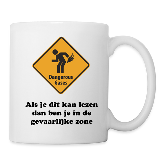 Mug "Dangerous gases" - white