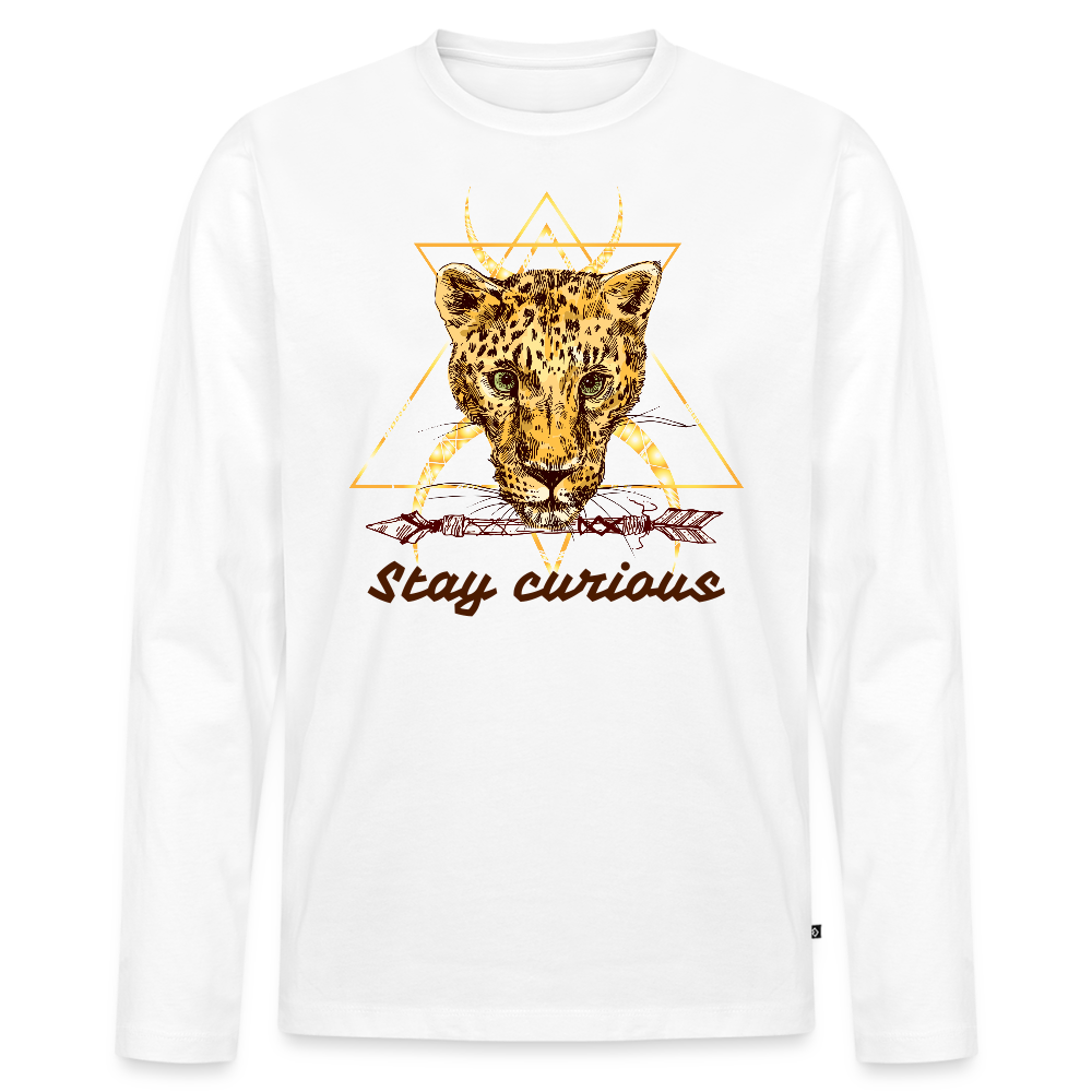 Men's  Idyo Longsleeve Shirt "Tiger" - white
