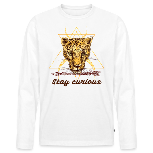 Men's  Idyo Longsleeve Shirt "Tiger" - white