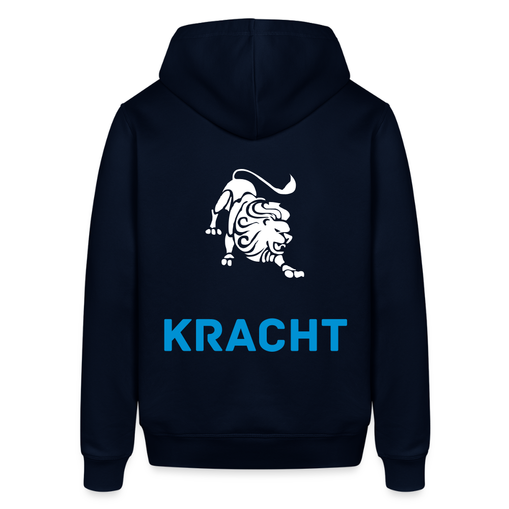 Unisex Organic Idyo Hoodie "Kracht" - navy