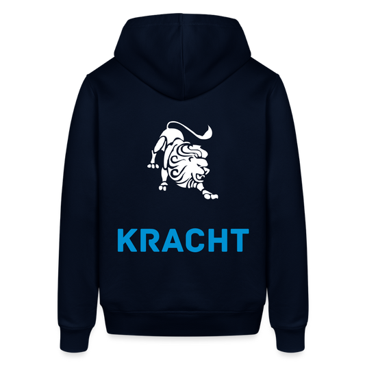 Unisex Organic Idyo Hoodie "Kracht" - navy