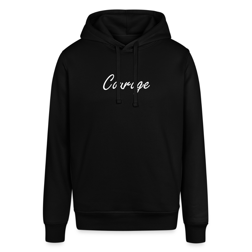 Unisex Organic Idyo Hoodie "Courage" - black