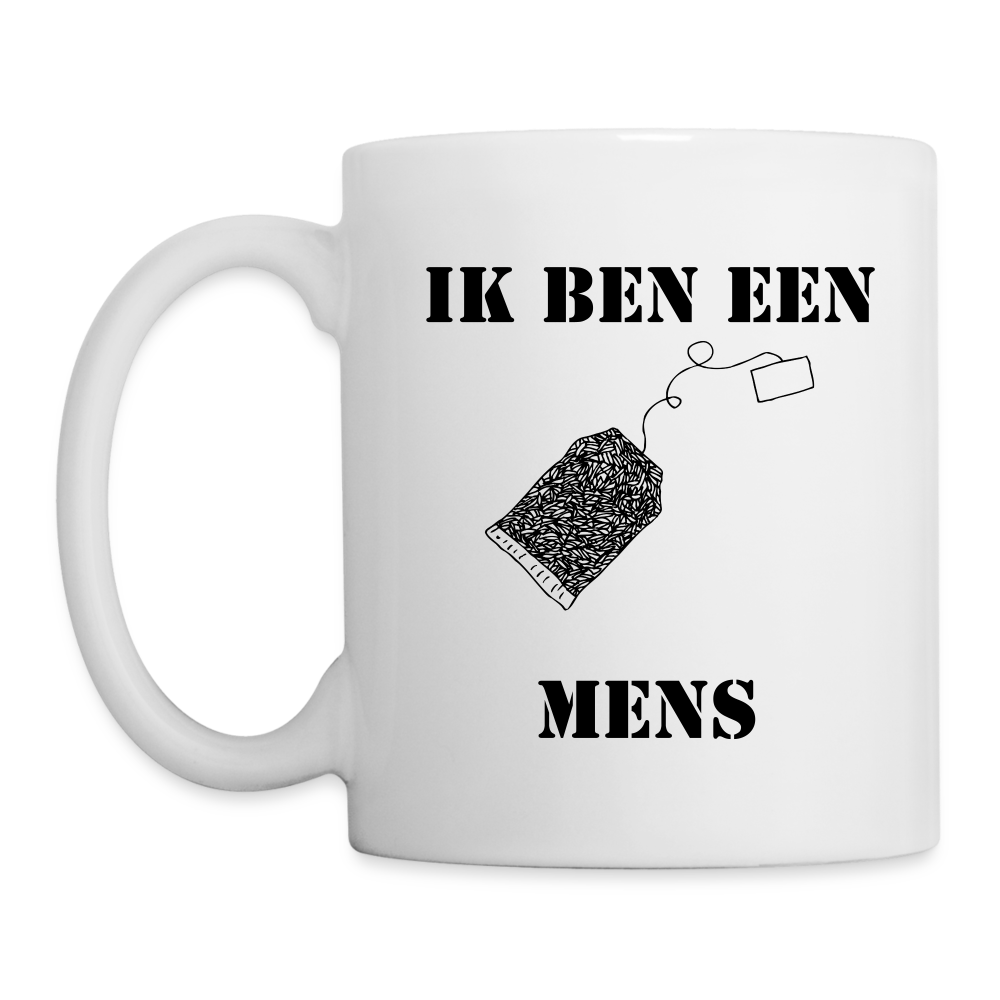 Mug "Ik ben een thee mens" - white