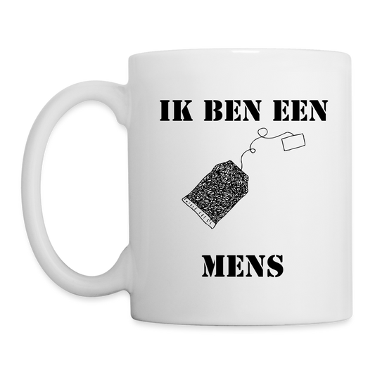 Mug "Ik ben een thee mens" - white