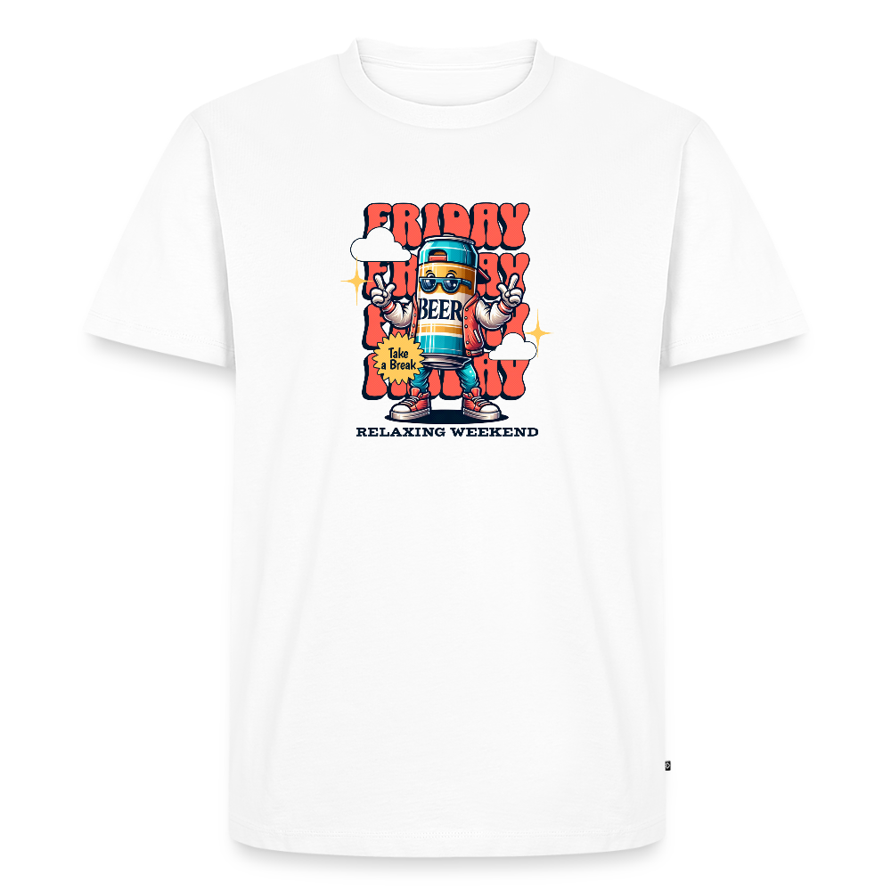 Men’s Idyo T-Shirt "Friday" - white