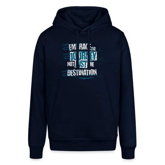 Unisex Organic Idyo Hoodie "Embrace the journey" - navy