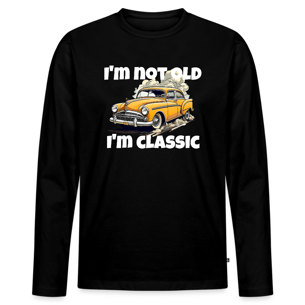 Men's  Idyo Longsleeve Shirt "I'm classic" - black