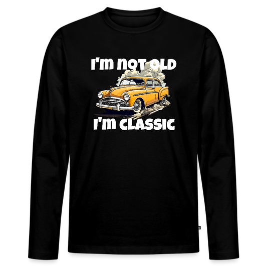 Men's  Idyo Longsleeve Shirt "I'm classic" - black