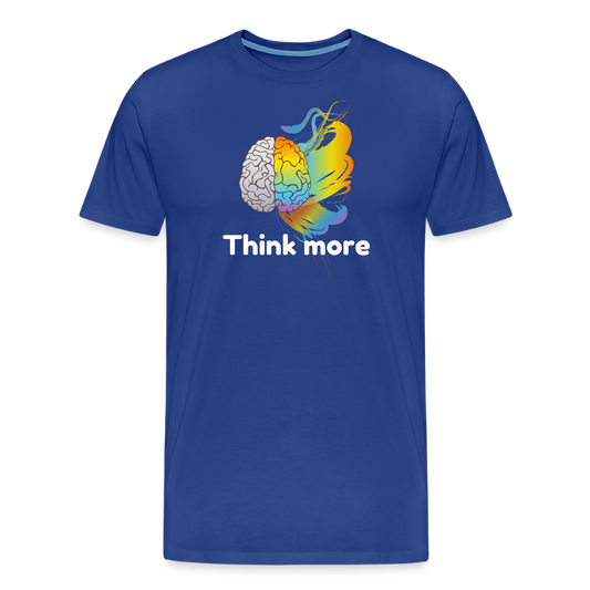 Men’s Idyo T-Shirt "Think more" - royal blue
