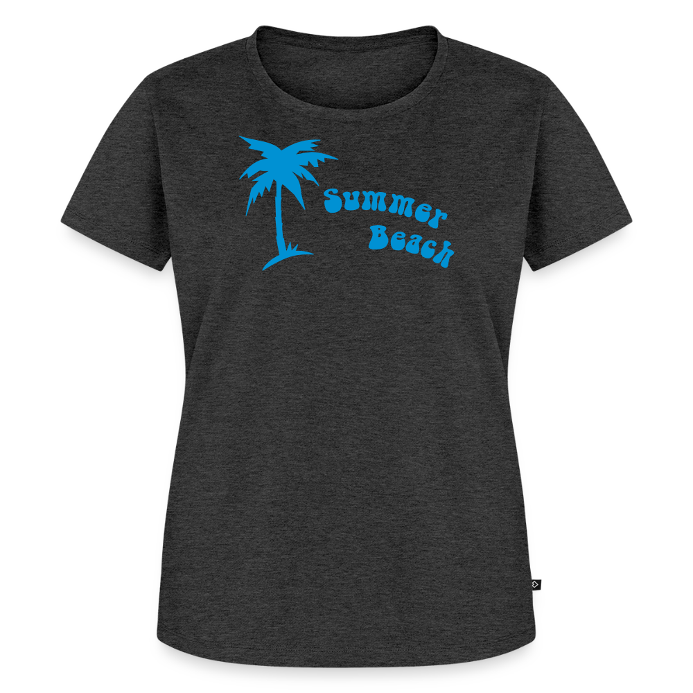 Women’s Idyo T-Shirt "Summer beach" - heather anthracite
