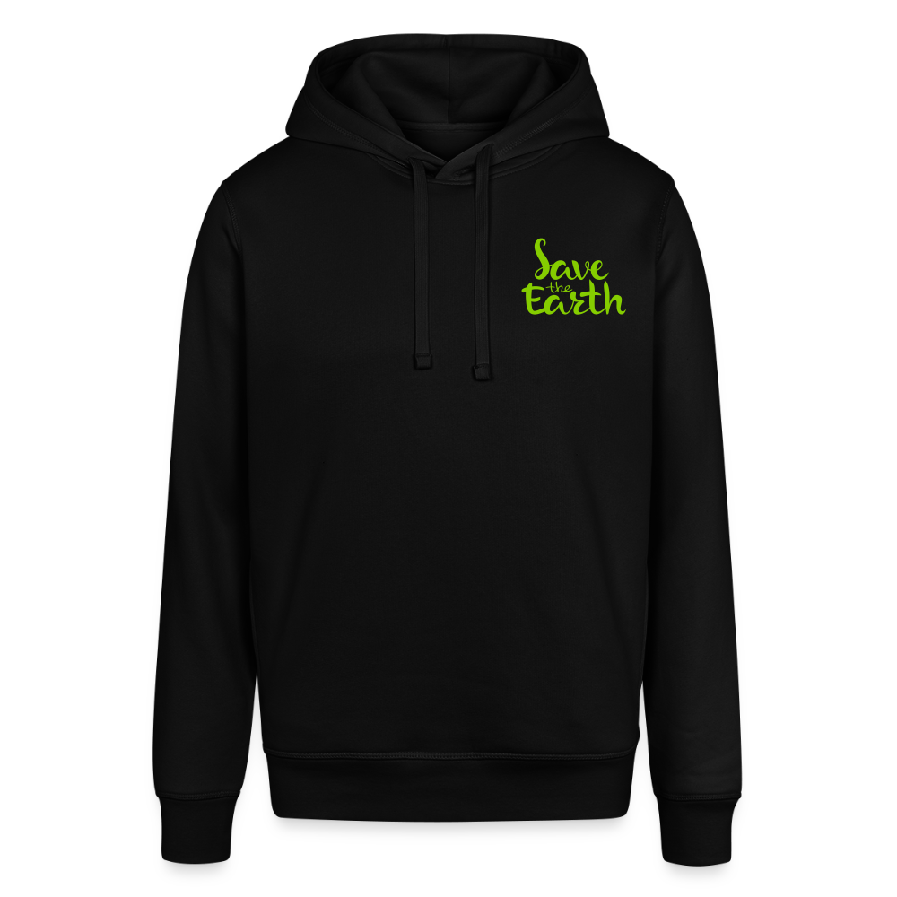 Unisex Organic Idyo Hoodie "Save the earth" - black