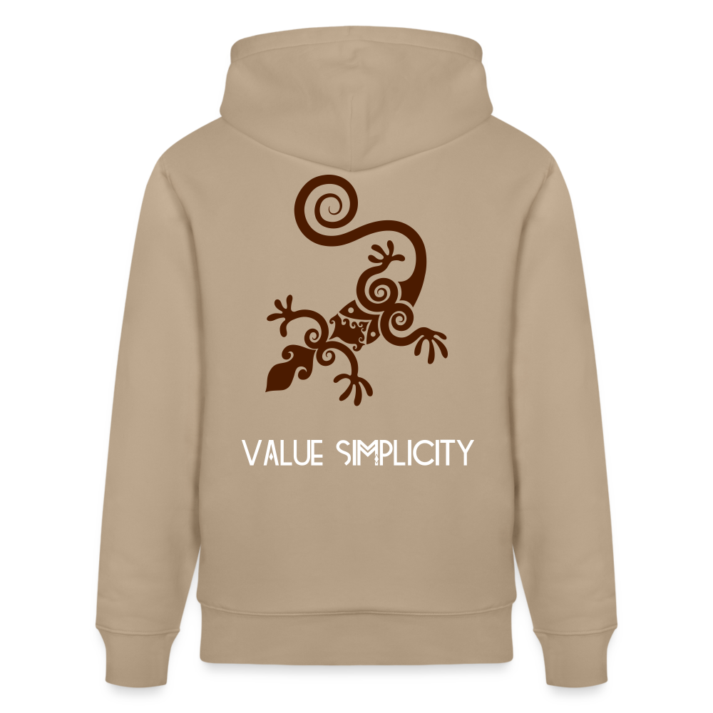Unisex Organic Idyo Hoodie "Value simplicity" - beige