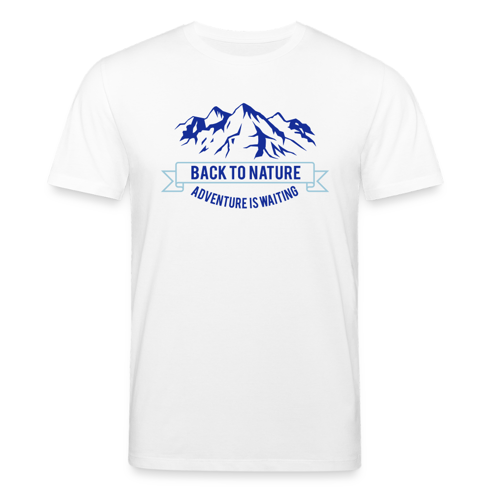 Unisex Organic T-Shirt "Back to nature" - white
