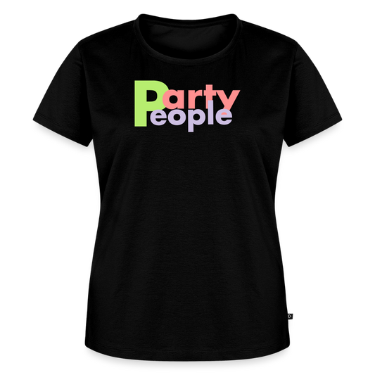 Women's  Idyo T-Shirt "Party people" - black