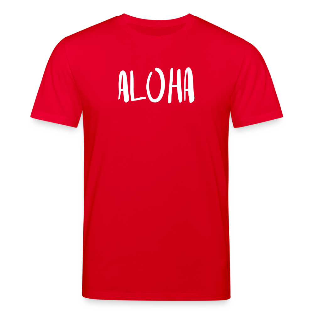 Men's Idyo T-Shirt "ALOHA" - red