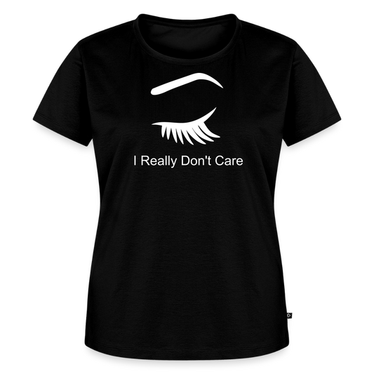 Women’s Premium Idyo T-Shirt "I really don't care" - black