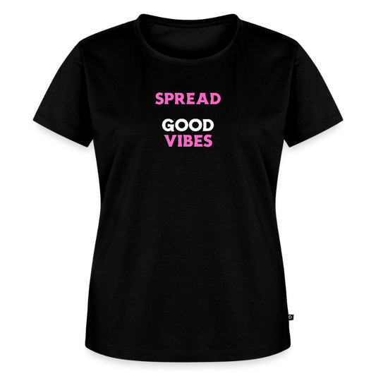 Women’s Idyo T-Shirt "Spread good vibes" - black