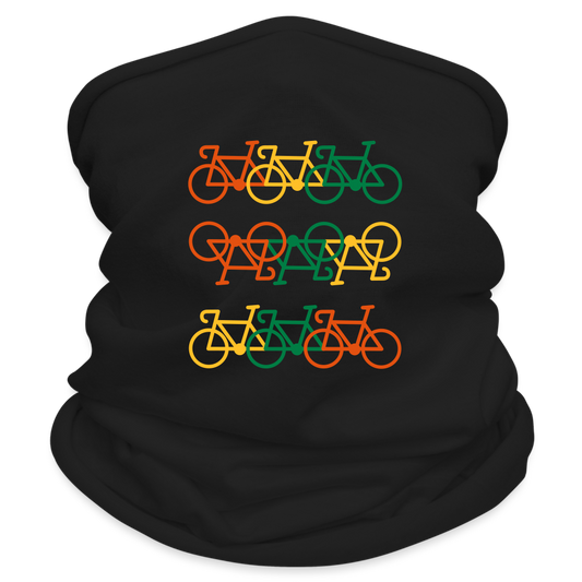 All-purpose Idyo  scarf "Bikes" - black