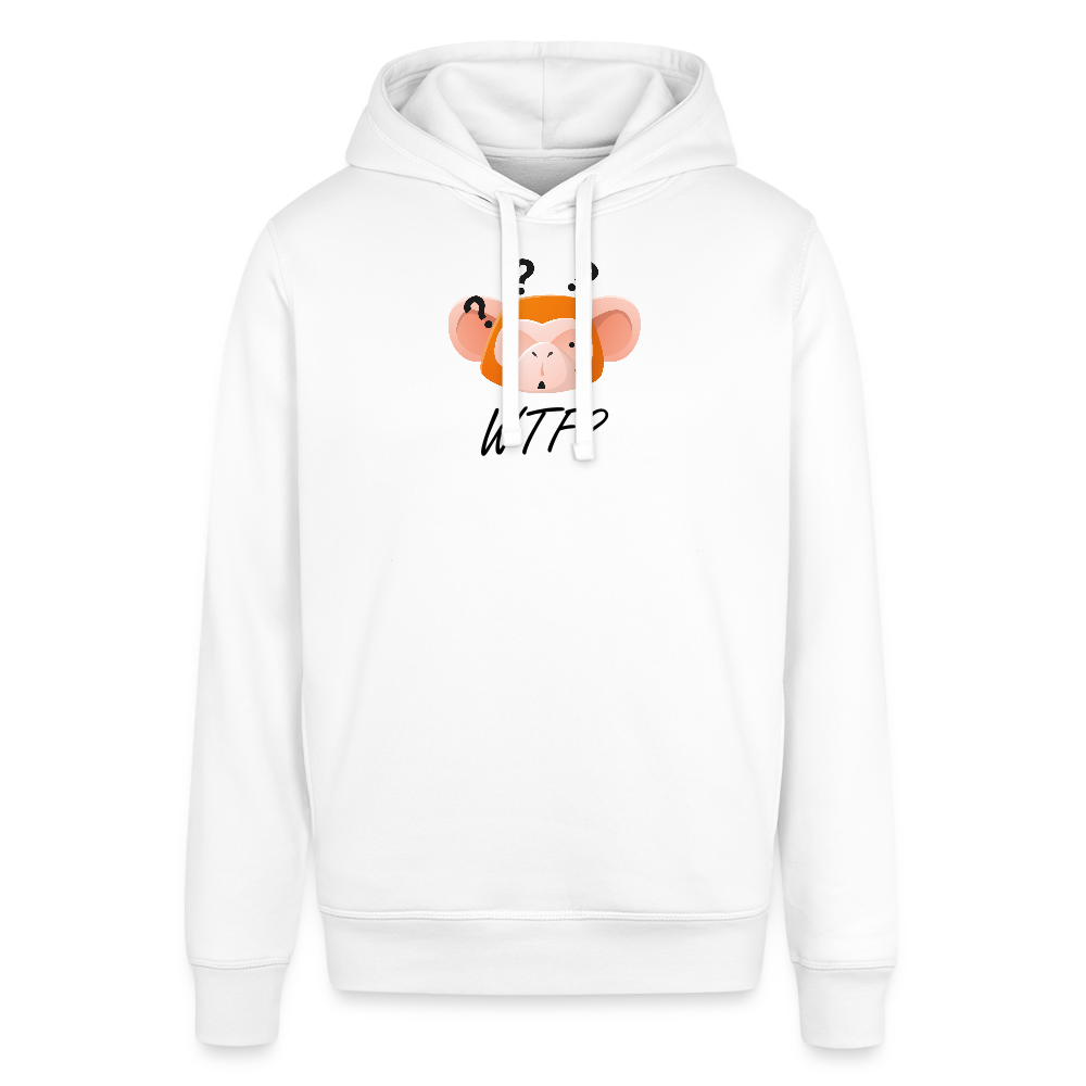 Unisex Organic Idyo Hoodie "WTF" - white