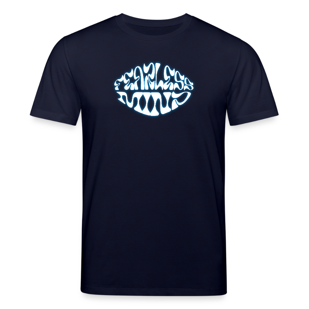 Unisex Organic Idyo T-Shirt "Fearless mind" - navy