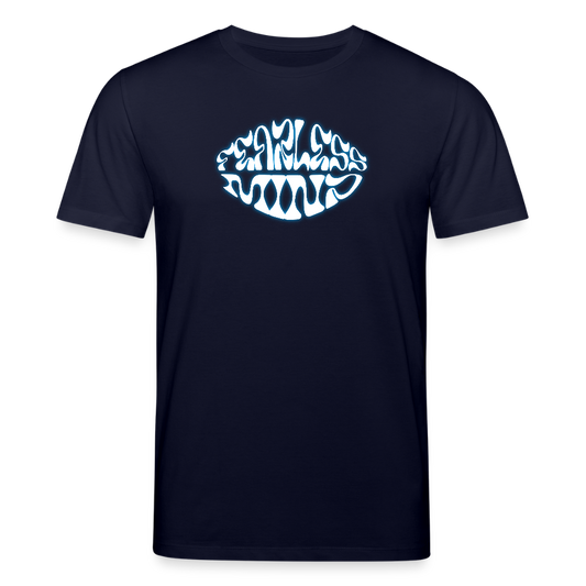 Unisex Organic Idyo T-Shirt "Fearless mind" - navy