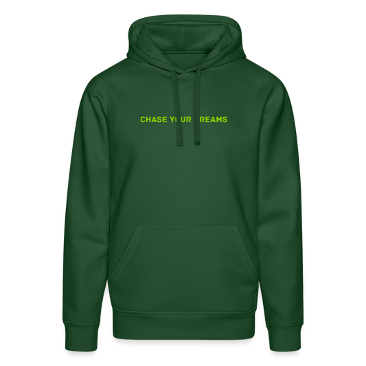 Unisex Organic Idyo Hoodie "Chase your dream" - bottle green