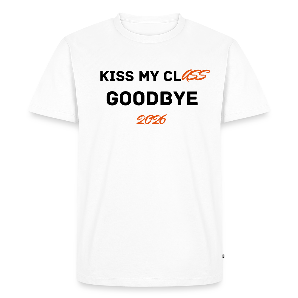 Men’s  Idyo T-Shirt "Kiss my class" - white