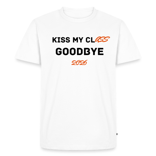 Men’s  Idyo T-Shirt "Kiss my class" - white