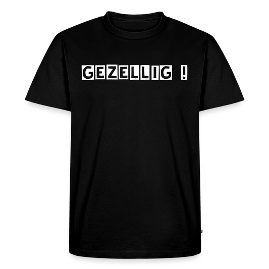 Men’s  Idyo T-Shirt "Gezellig !" - black