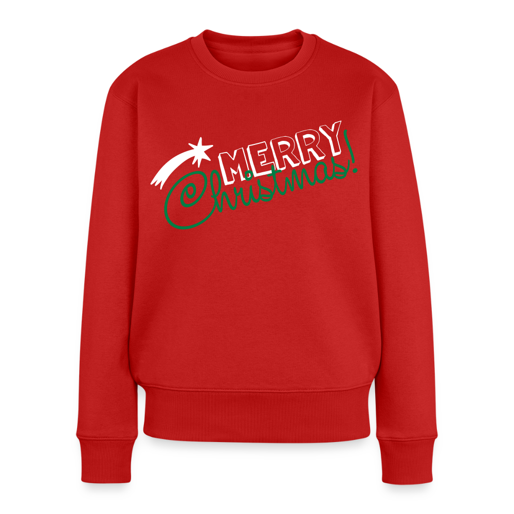 Women’s Idyo Sweatshirt "Merry Christmas" - red