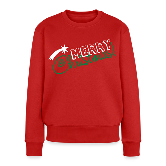 Women’s Idyo Sweatshirt "Merry Christmas" - red