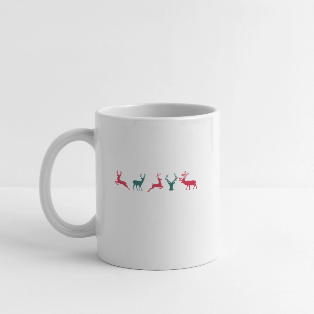 Contrasting Mug  "Vrede, liefde & kerstvreugde" - white