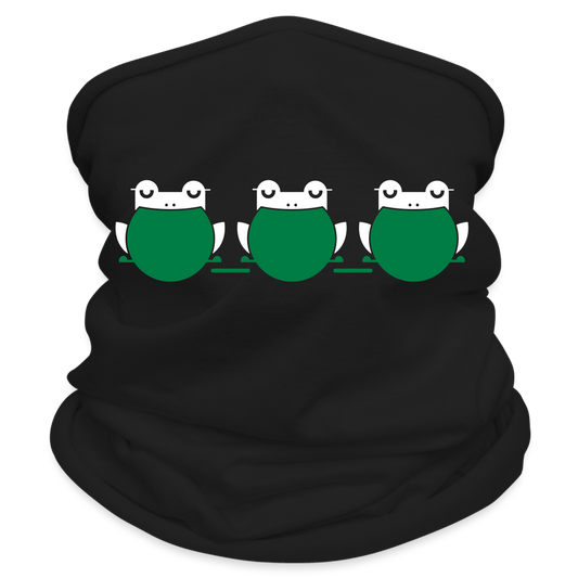 All-purpose Idyo  scarf "Frogs" - black