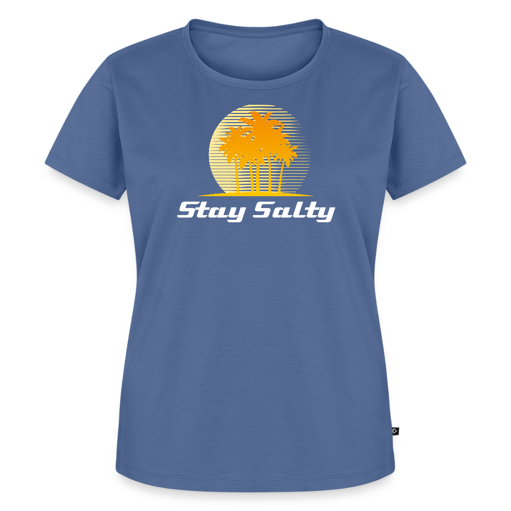 Women’s Idyo T-Shirt "Stay Salty" - stone blue