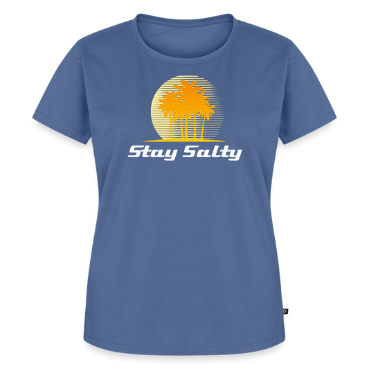 Women’s Idyo T-Shirt "Stay Salty" - stone blue
