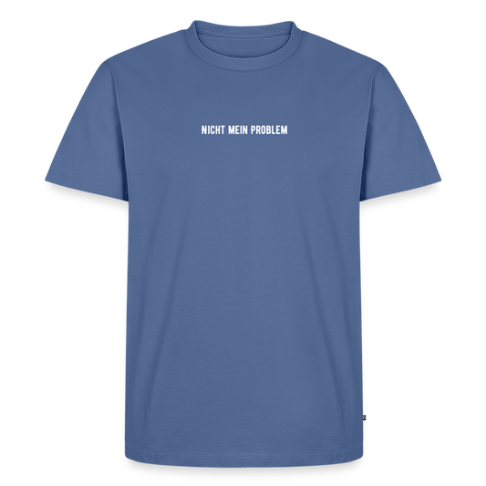 Men’s Idyo T-Shirt "Nicht mein Problem" - stone blue