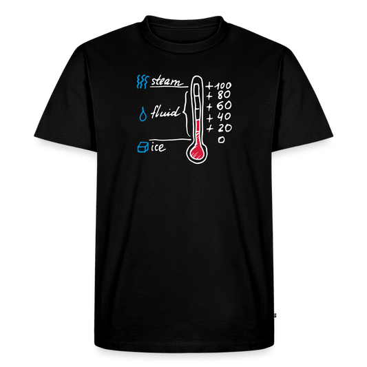 Men’s  Idyo T-Shirt "Water phases" - black