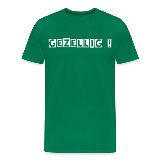 Men’s  Idyo T-Shirt "Gezellig !" - kelly green