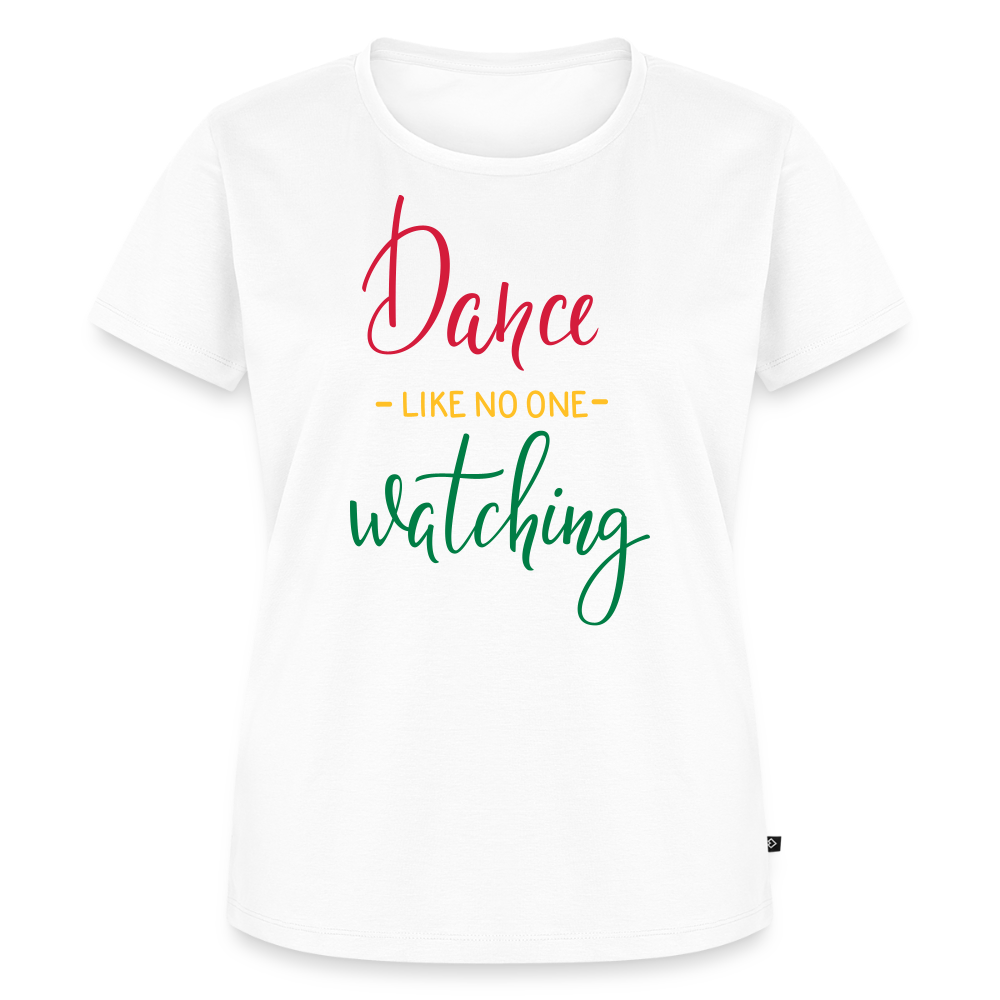 Women’s  Idyo T-Shirt "Dance like no one is watching" - white