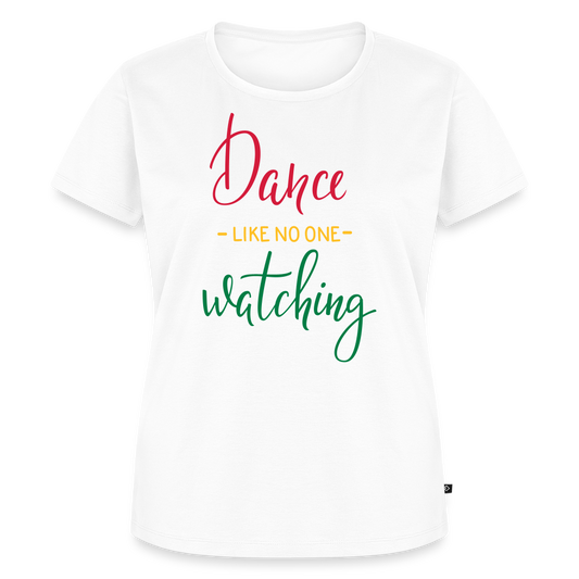 Women’s  Idyo T-Shirt "Dance like no one is watching" - white