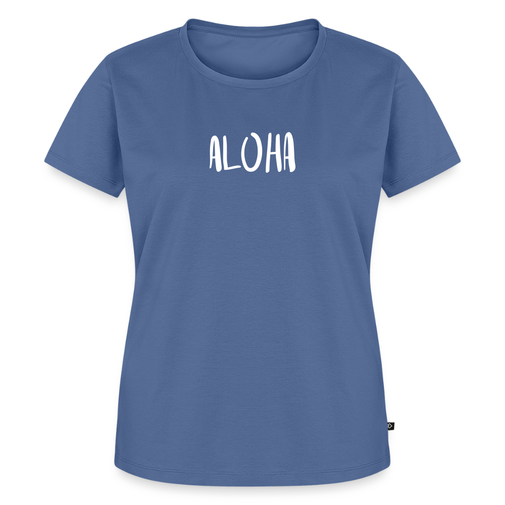 Women’s Idyo T-Shirt "Aloha" - stone blue