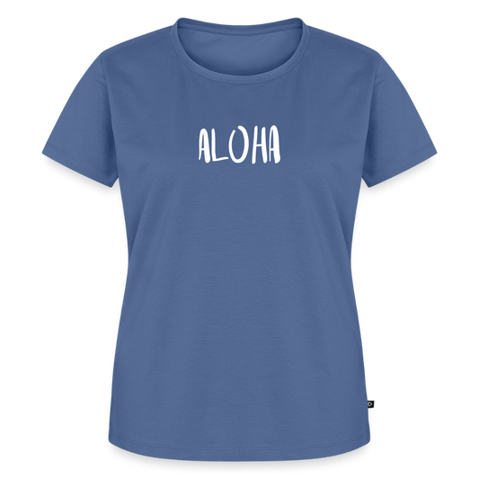 Women’s Idyo T-Shirt "Aloha" - stone blue