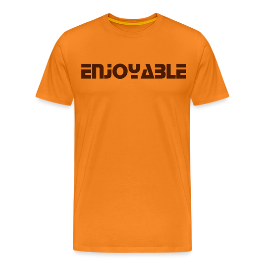 Men’s  Idyo T-Shirt "Enjoyable" - orange