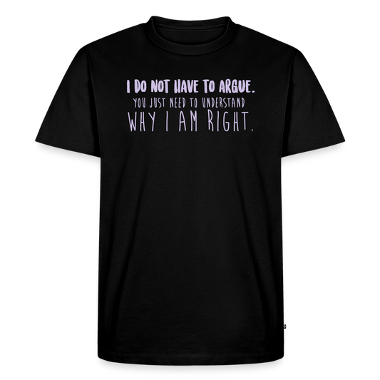 Men’s Premium Idyo T-Shirt "Do not have to ague" - black
