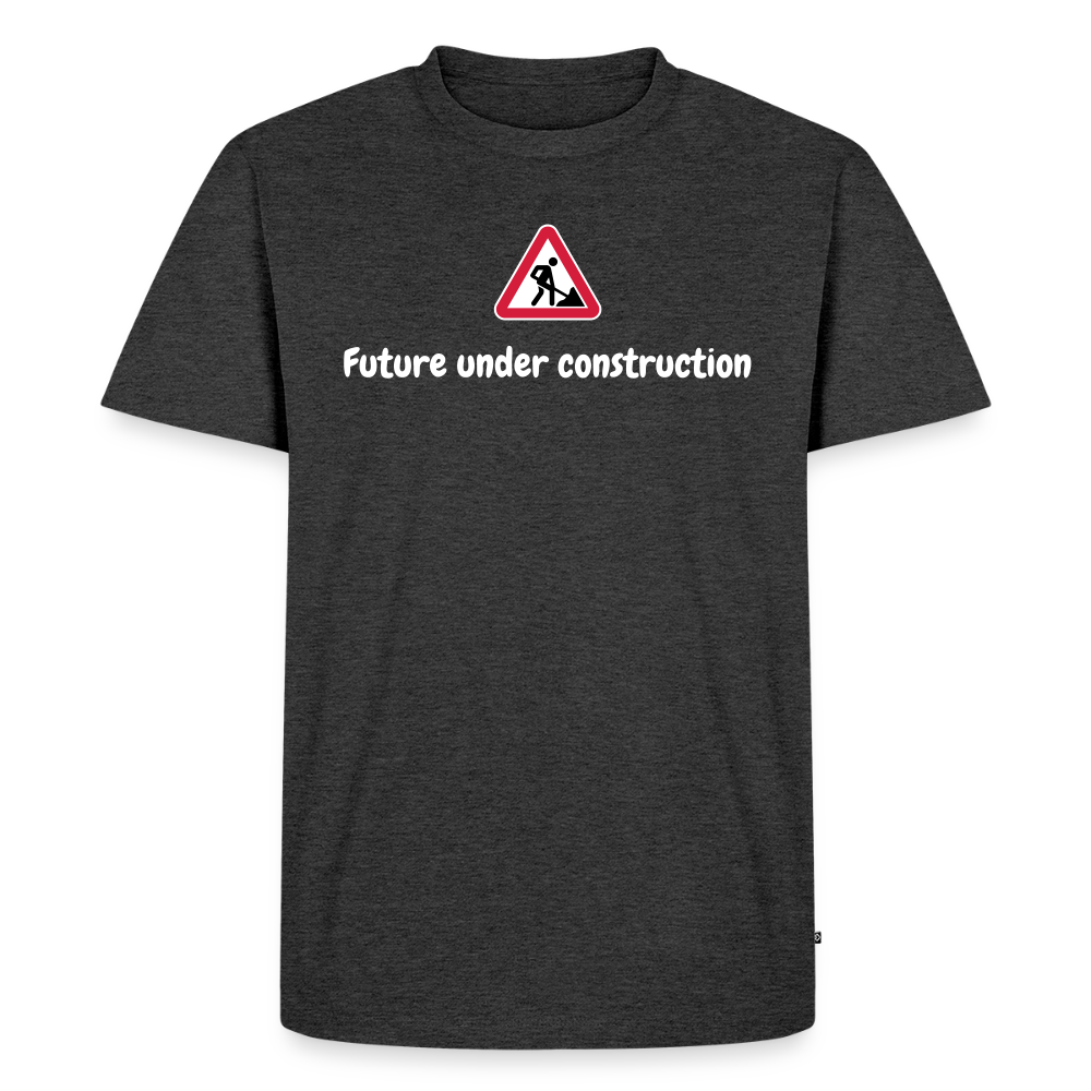 Men’s Idyo T-Shirt "Future under construction" - heather anthracite